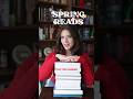 Have You Read Any of these Books? - My Spring TBR #booktube #bookbites #booktubetbr