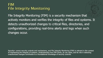 FIM - File Integrity Monitoring