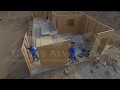 Construccin de casa prefabricada madera