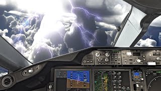 Flight Simulator 2021 ► 4K ULTRA GRAPHICS Dubai departure + SCARY Thunderstorm landing! RTX 3090 screenshot 5