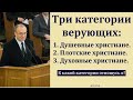 "Три категории верующих". Н. С. Антонюк. МСЦ ЕХБ