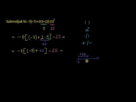 Videó: Melyik az első a matematikai műveletek sorrendjében?