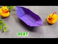 Wow 🤩 Amazing How To Make Paper Boat 🛶!! Origami Boat Paper !!