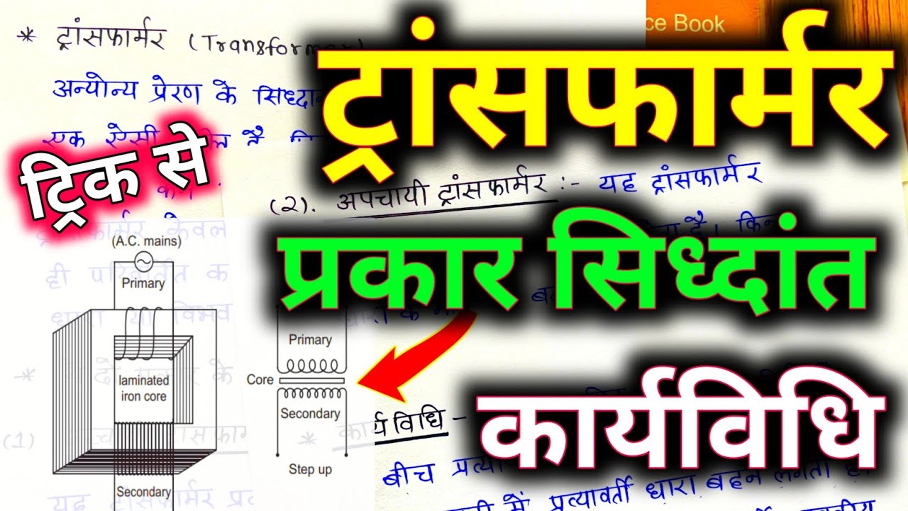 ट्रांसफार्मर क्या हैं? सिद्धांत, संरचना, कार्यविधि। Transformer kya hai/Transformer class 12 physics