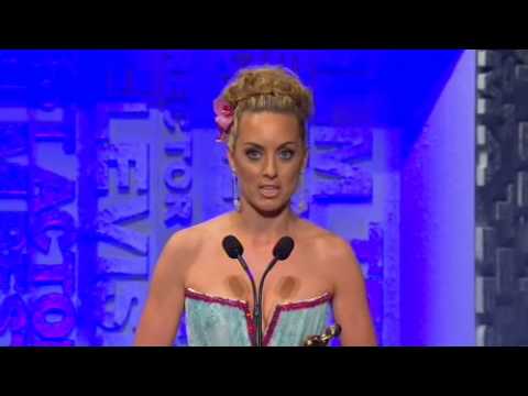 IFTA Winner 2008 - Kathryn Thomas winner of the TV...