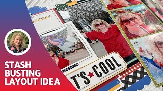 Stash Busting Layout Idea | Chelsey's 10K Celebration | Creative Design Team