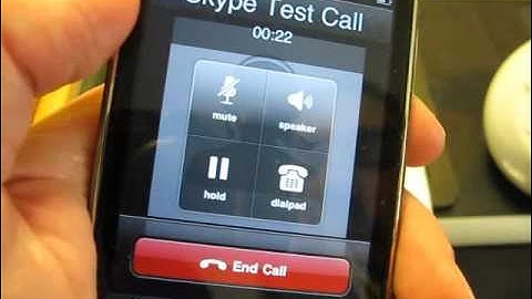 How to use Skype with iPod Touch & external microphone