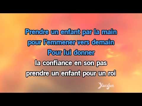 Karaoké Prendre Un Enfant - Yves Duteil *