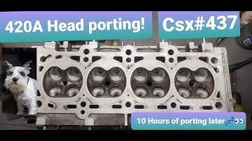 420A Cylinder Head Porting ! THE GOOD/THE BAD/THE UGLY! Eclipse 2g or DSM!