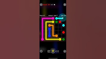 FLOW FREE MANIAS 7X7 LEVEL 34 COMPLETE SOLUTION #android #games #level #flowfree #solution