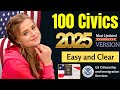 2025 US Citizenship Test: Pass the Civics Test with 100 Civics Questions and Answers, Ciudadania