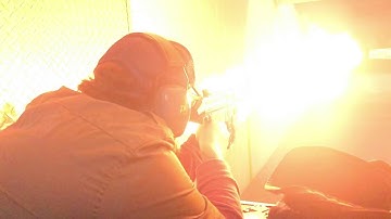 Slow motion Muzzle flash 308 & 223 pistols