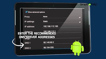 Android SimpleTelly  Smart DNS Setup