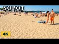 POLAND - SOPOT SUMMER BEACH WALK 2022 [4K]