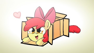 Ponies sliding into a box v2.0