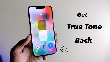 TrueTone button not showing in iPhone - Fixed || How to get back truetone in iPhone
