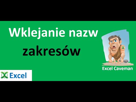 Excel - Wklejanie nazw zakresów - porada 412