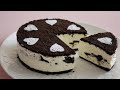 おうちスイーツ♪焼かないオレオチーズケーキ | No-Bake Oreo Cream Cheesecake