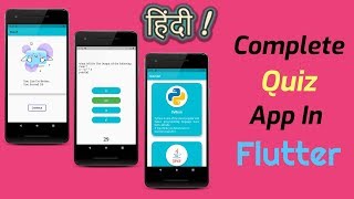 Flutter A Quiz Application In Hindi By Desi Programmer