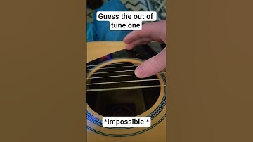 GUESS The Out Of TUNE String LVL IMPOSSIBLE! #guitar #music #shorts #game #guess #funny