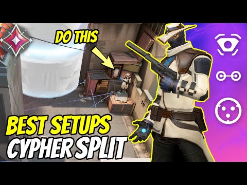 Split Cypher Setups 2023 - Tips and Tricks Valorant