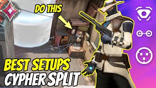 Split Cypher Setups 2023 - Tips and Tricks Valorant
