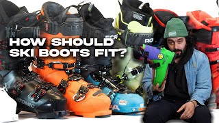 THIS IS HOW SKI BOOTS SHOULD FIT