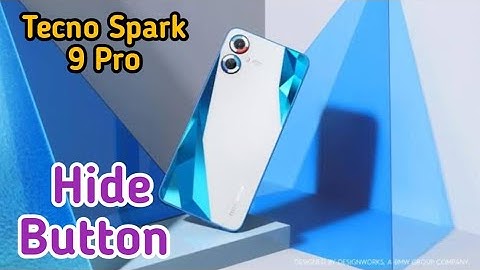 Back Button Setting In Tecno Spark 9 Pro, How To Hide Back Button In Tecno Spark 9 Pro,