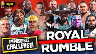 IMPOSSIBLE ROYAL RUMBLE CHALLENGE!! | WWE 2K Battlegrounds