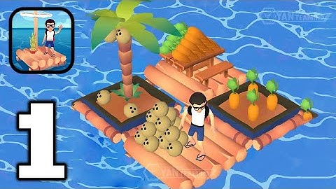 IDLE Raft - Gameplay Walkthrough Part 1 Tutorial Survive in the sea (Android,iOS)