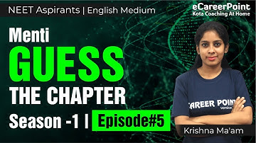 Menti Quiz Guess the Chapter | Session-1 Ep-5 | Krishnaveni Ma