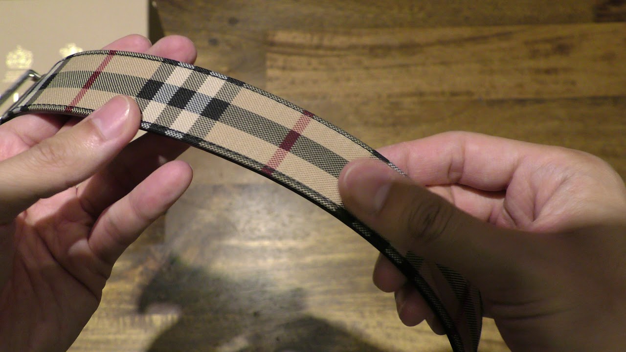 Burberry Reversible Belt Unboxing and Review Tips on Buying belt and  Comparision - YouTube