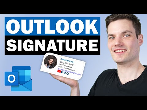 Vídeo: Com Fer Una Signatura A L'Outlook