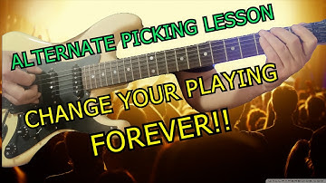 3 notes per string alternate picking lesson. Your playing will never be the same. #alternatepicking