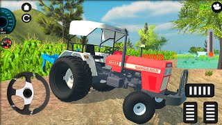 Sawraj 855 4x4 Tractor 🚜 Real Indian Tractor Simulator 2 🚜 | Tractor Driving Simulator Gameplay#165 screenshot 1