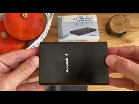 Зовнішня кишеня Gembird для 2.5" SATA USB Type-C 3.1 Black (EE2-U3S-6)