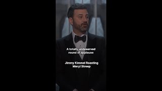 Jimmy Kimmel Roasting Meryl Streep At The Oscars