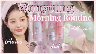 WONYOUNG MORNING ROUTINE  aesthetic morning motivation ( vlog )