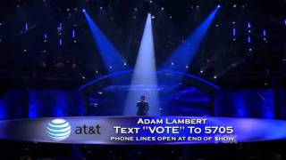 Adam Lambert-Alternative performances on AI8