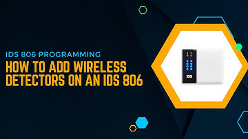 IDS 806 - How to add wireless detectors to an IDS 806 panel