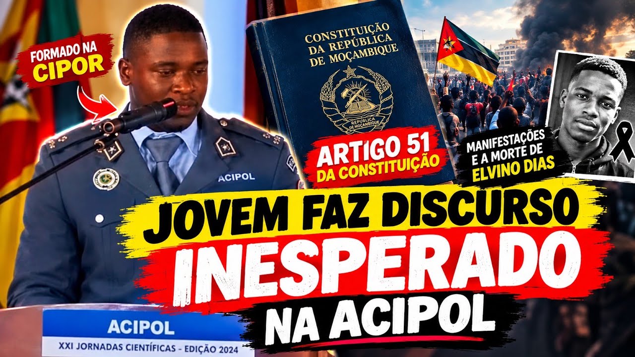 JOVEM FORMADO NA ACIPOL FAZ DISCURSO HISTÓRICO SOBRE O ARTIGO 51!