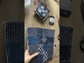 古布リネンはぎれパッチワークのペンケースを作りました #ハンドメイド #はぎれ活用