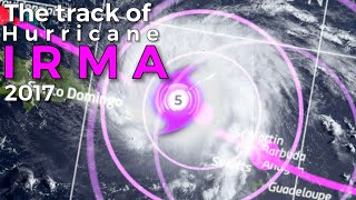The track of Hurricane Irma (2017) | Tropics Updated