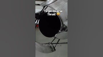 Normal Reverse Thrust 🥱Vs. Target Reverse Thrust🤩#aviation #BoeingAviation511 #shorts #viral