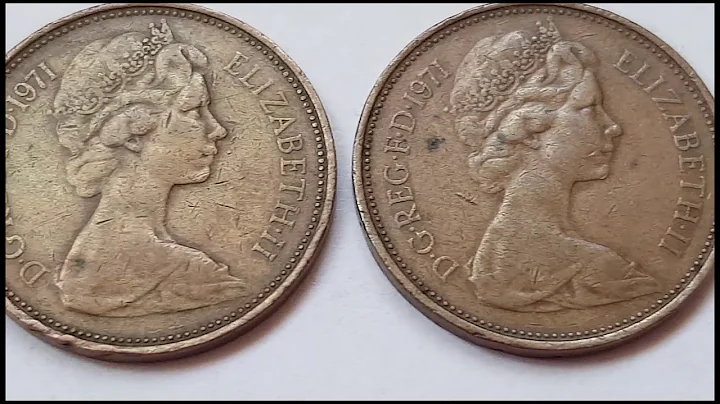 1971 Queen Elizabeth II Coins 2 New Pences Worth a...