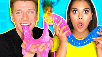 DIY Giant Gummy Worm MELTS into Edible Candy Slime!!! *SLIME YOU CAN EAT* How To Make The BEST Slime