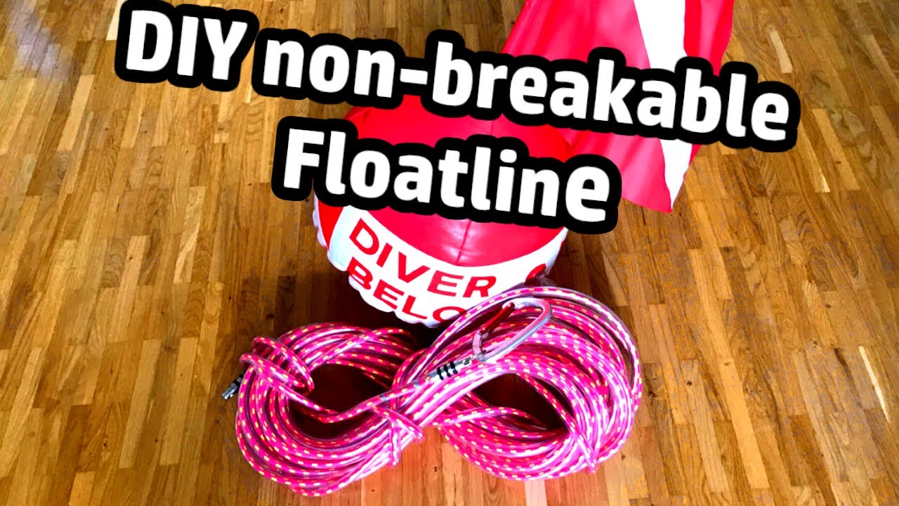 DIY Tutorial - How to build a 30$ unbreakable Buoy Floatline for  Spearfishing & Apnoe Diving 