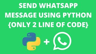Whatsapp automation with just 2 lines of python !!! #automation #whatsapp #python #coding #ML #AI screenshot 4