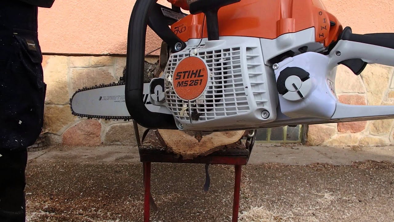 Stihl Ms 261 Láncfűrész Chainsaw Kettensage - YouTube