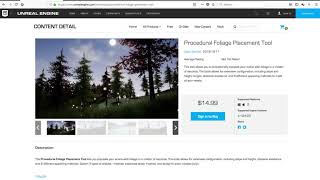 The Procedural Foliage Placement Tool has been released!